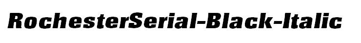 RochesterSerial-Black-Italic