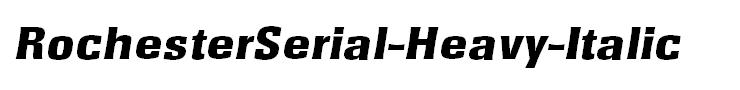 RochesterSerial-Heavy-Italic