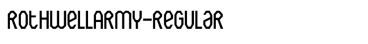 RothwellArmy-Regular