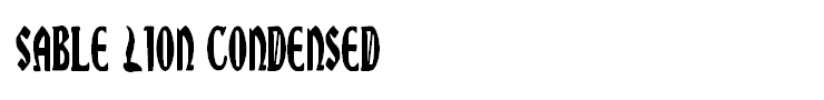 Sable Lion Condensed