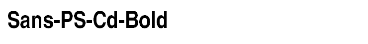 Sans-PS-Cd-Bold