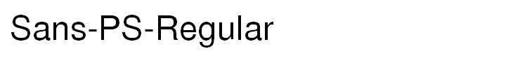 Sans-PS-Regular