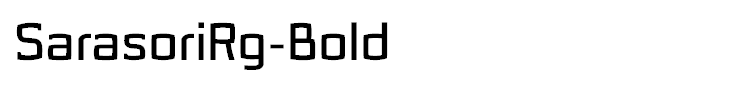 SarasoriRg-Bold