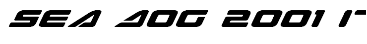 Sea Dog 2001 Italic