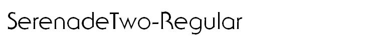 SerenadeTwo-Regular