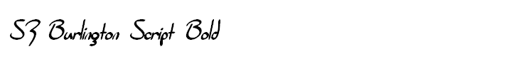 SF Burlington Script Bold