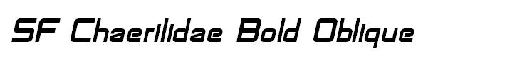 SF Chaerilidae Bold Oblique