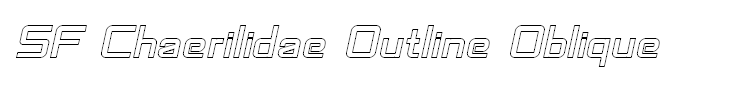 SF Chaerilidae Outline Oblique