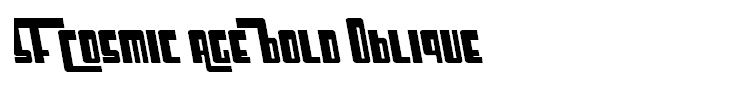 SF Cosmic Age Bold Oblique