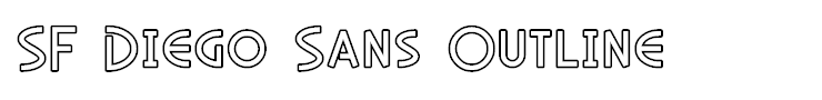 SF Diego Sans Outline