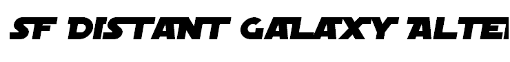 SF Distant Galaxy Alternate Italic