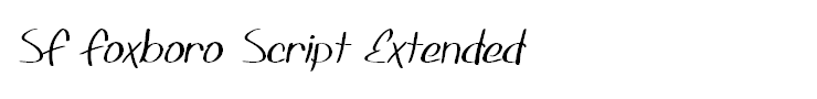 SF Foxboro Script Extended