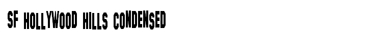 SF Hollywood Hills Condensed