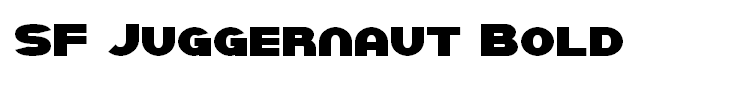 SF Juggernaut Bold