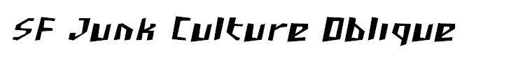 SF Junk Culture Oblique