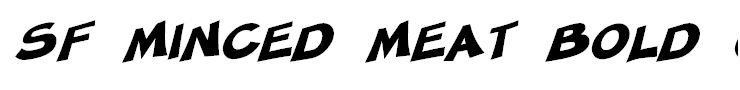SF Minced Meat Bold Oblique