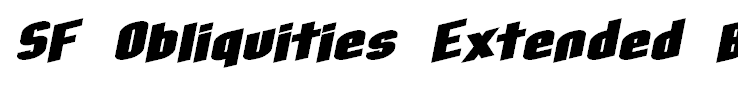 SF Obliquities Extended Bold