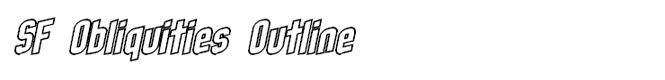 SF Obliquities Outline