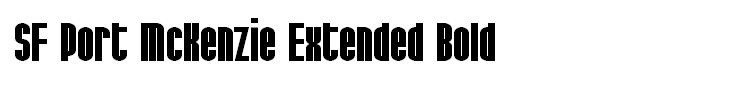SF Port McKenzie Extended Bold