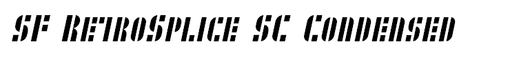 SF RetroSplice SC Condensed