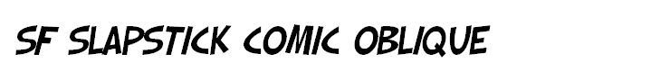 SF Slapstick Comic Oblique