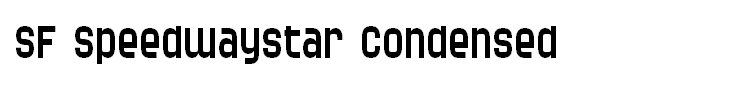 SF Speedwaystar Condensed