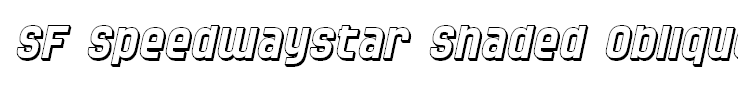 SF Speedwaystar Shaded Oblique