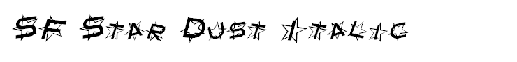 SF Star Dust Italic