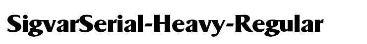 SigvarSerial-Heavy-Regular