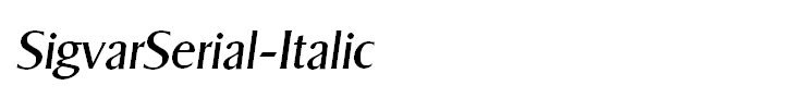 SigvarSerial-Italic