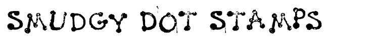 Smudgy Dot Stamps