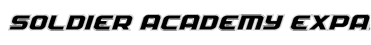 Soldier Academy Expanded Italic