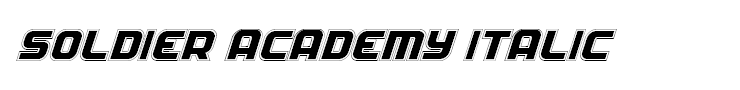 Soldier Academy Italic
