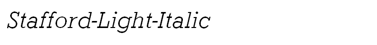 Stafford-Light-Italic