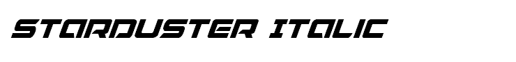 Starduster Italic