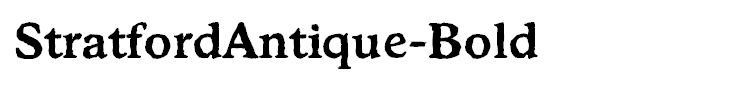 StratfordAntique-Bold