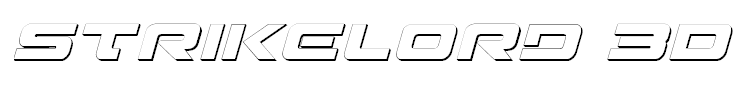 Strikelord 3D Italic
