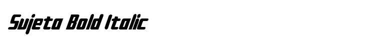 Sujeta Bold Italic