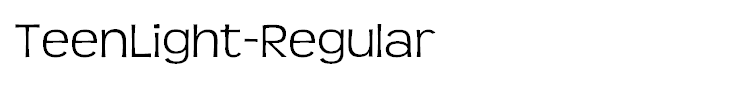 TeenLight-Regular