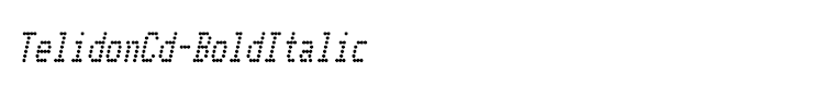 TelidonCd-BoldItalic