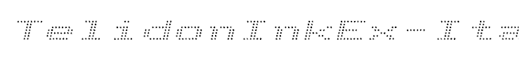 TelidonInkEx-Italic