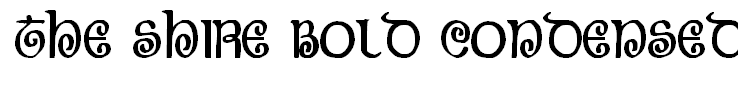The Shire Bold Condensed