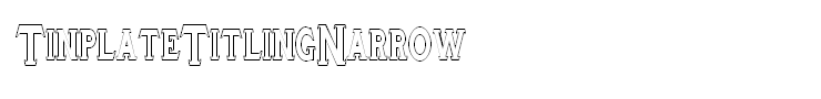 TinplateTitlingNarrow