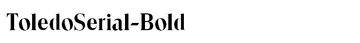 ToledoSerial-Bold