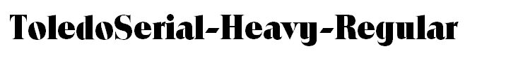 ToledoSerial-Heavy-Regular