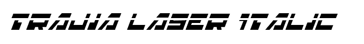 Trajia Laser Italic