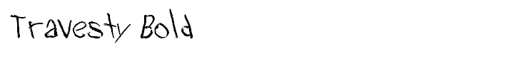Travesty Bold