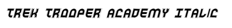 Trek Trooper Academy Italic