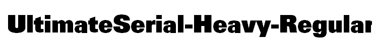 UltimateSerial-Heavy-Regular