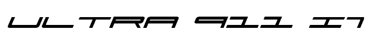 Ultra 911 Italic